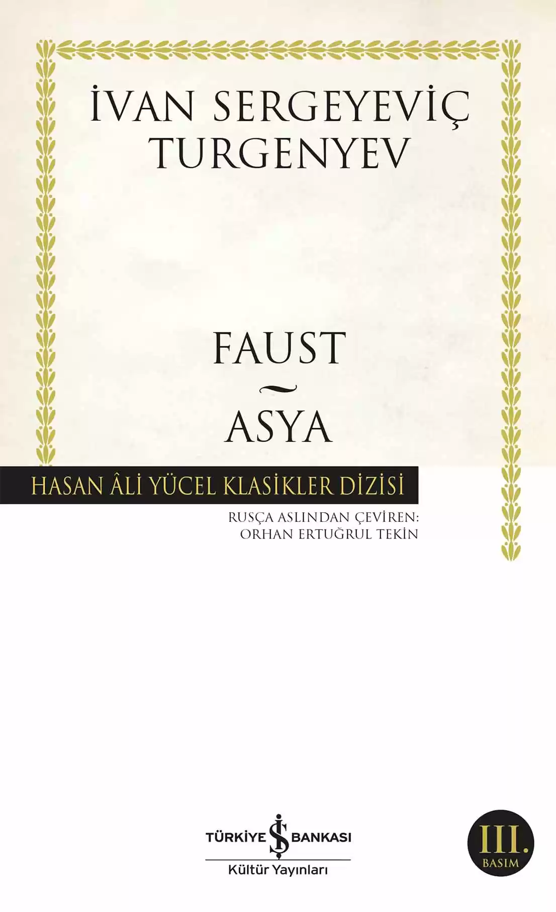 Faust – Asya kapağı