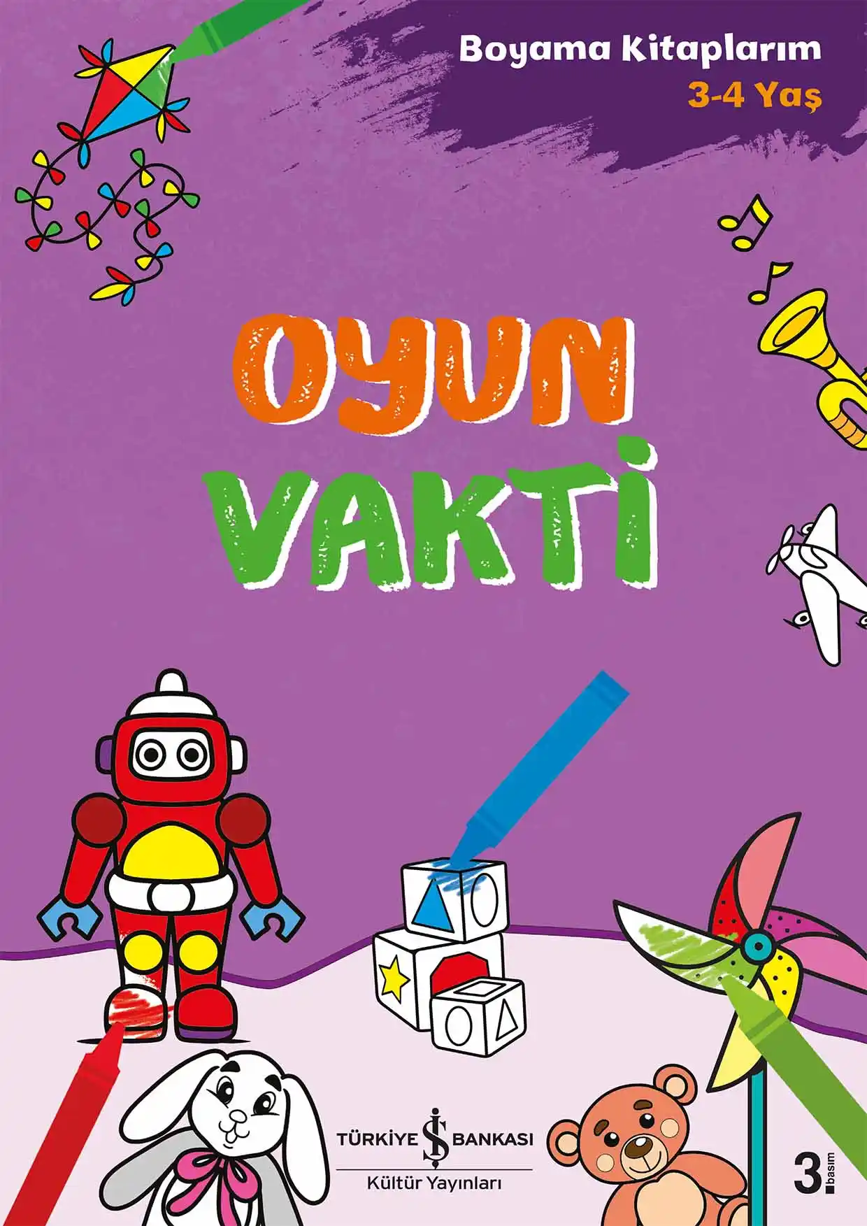 Oyun Vakti – Boyama Kitaplarım 3-4 Yaş kapağı