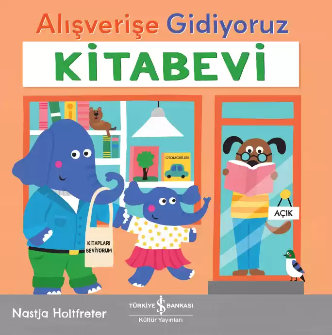 Alışverişe Gidiyoruz – Kitabevi kapağı