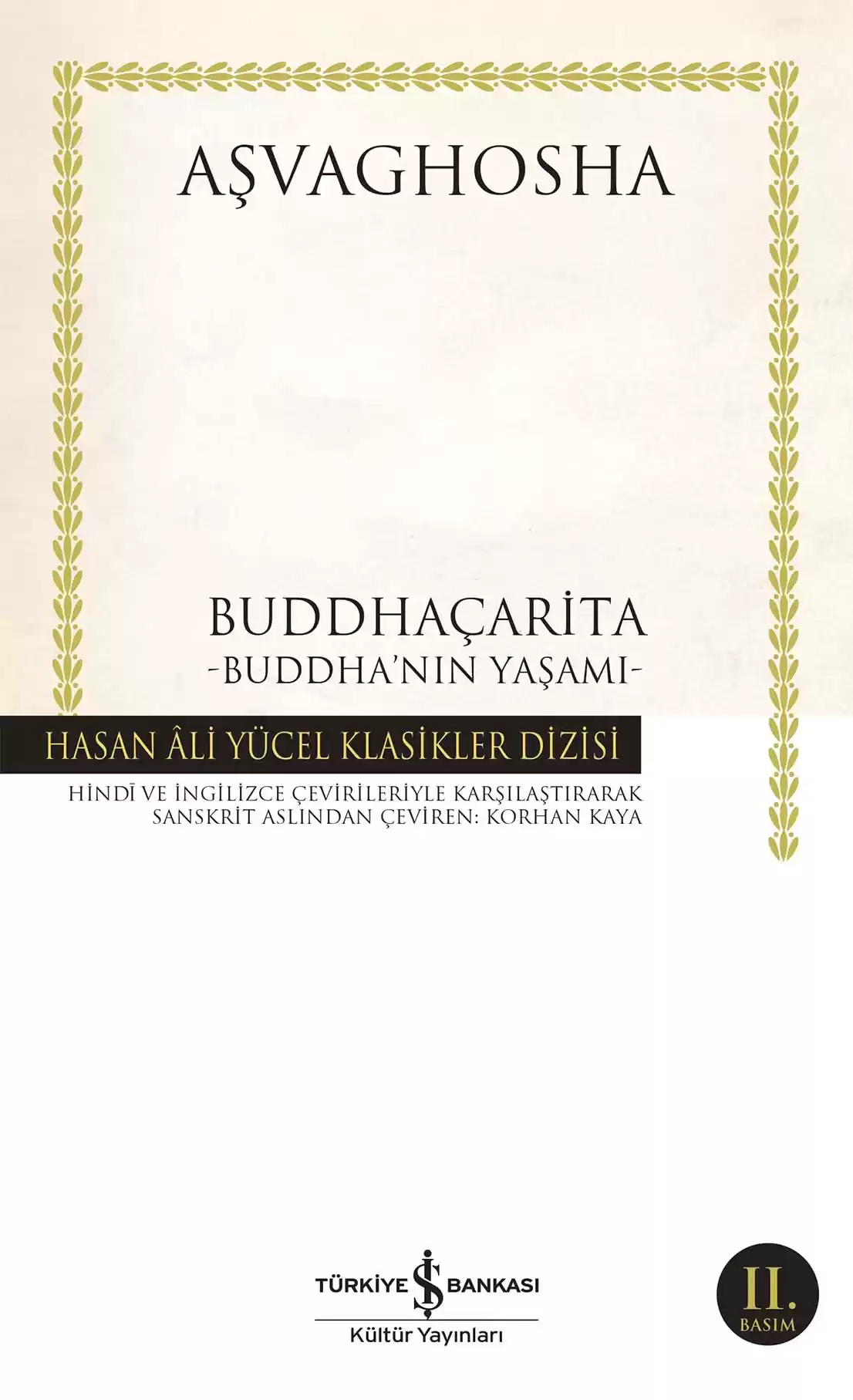 Buddhaçarita  –Buddha’nın Yaşamı kapağı