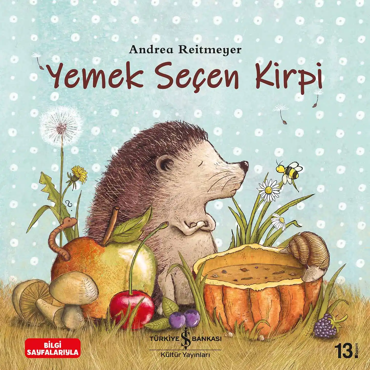 Yemek Seçen Kirpi kapağı