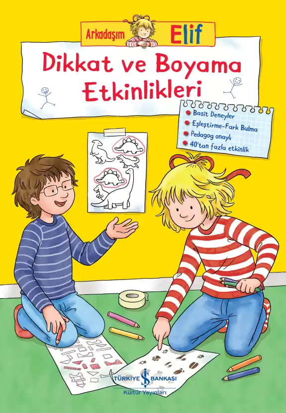 Arkadaşım Elif – Dikkat ve Boyama Etkinlikleri kapağı