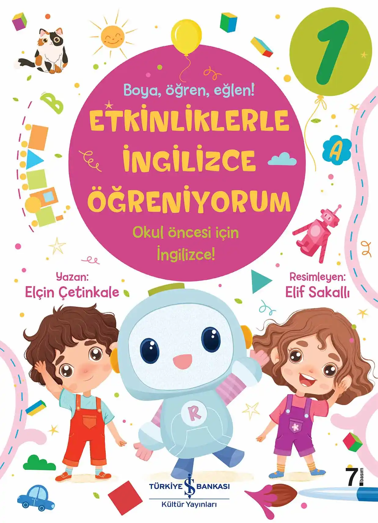 Etkinliklerle İngilizce Öğreniyorum – 1 kapağı