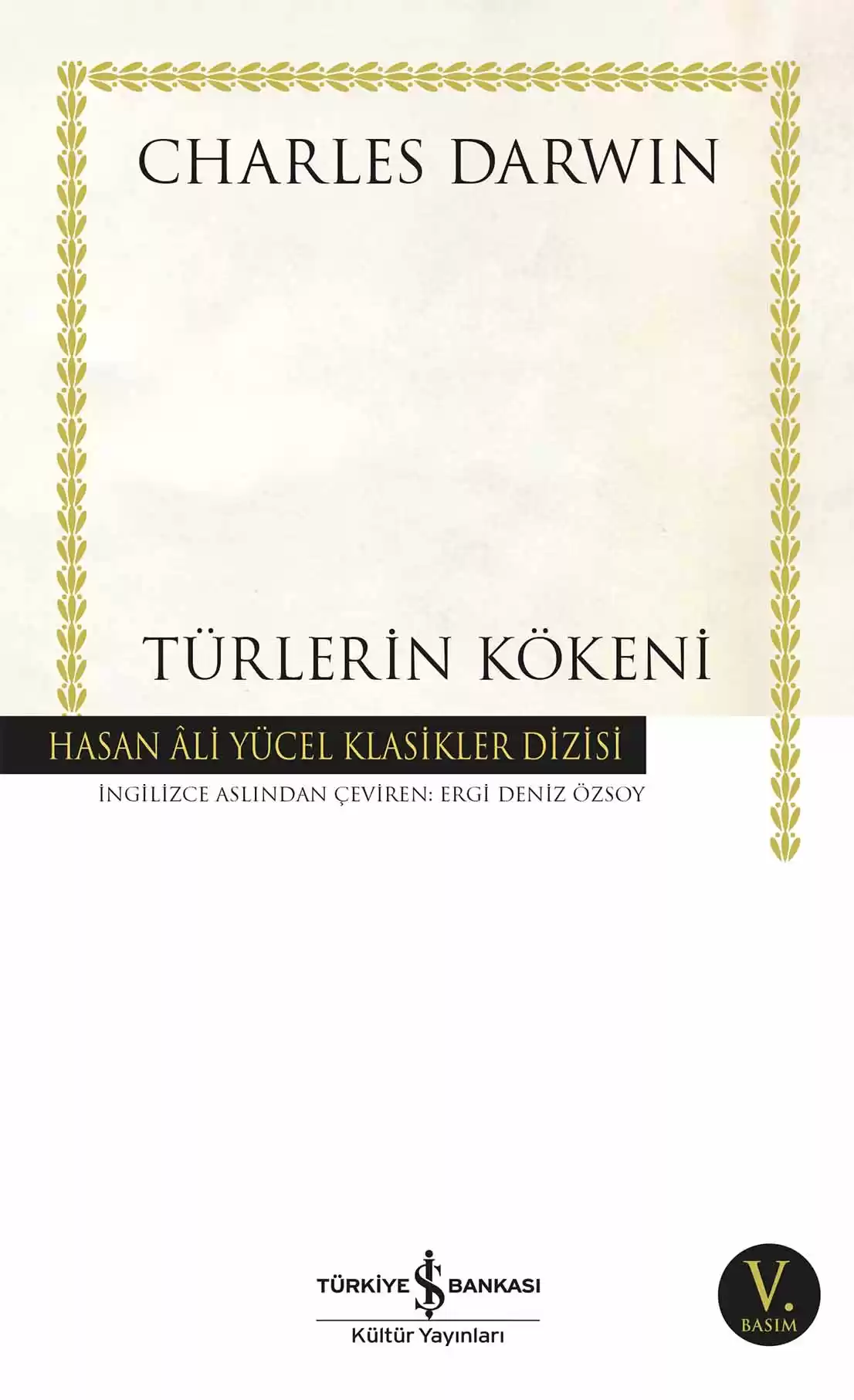 Türlerin Kökeni kapağı