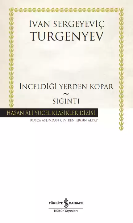 İnceldiği Yerden Kopar – Sığıntı – Ciltli kapağı