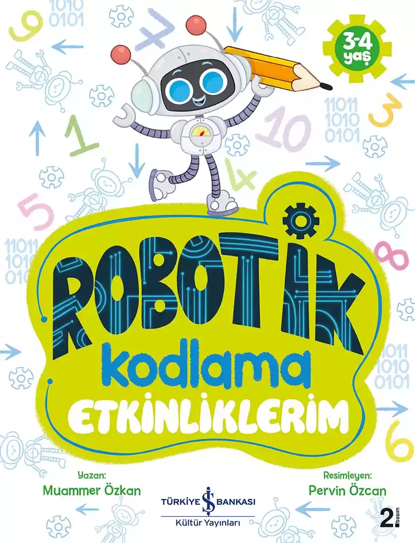 Robotik Kodlama Etkinliklerim 3-4 Yaş kapağı