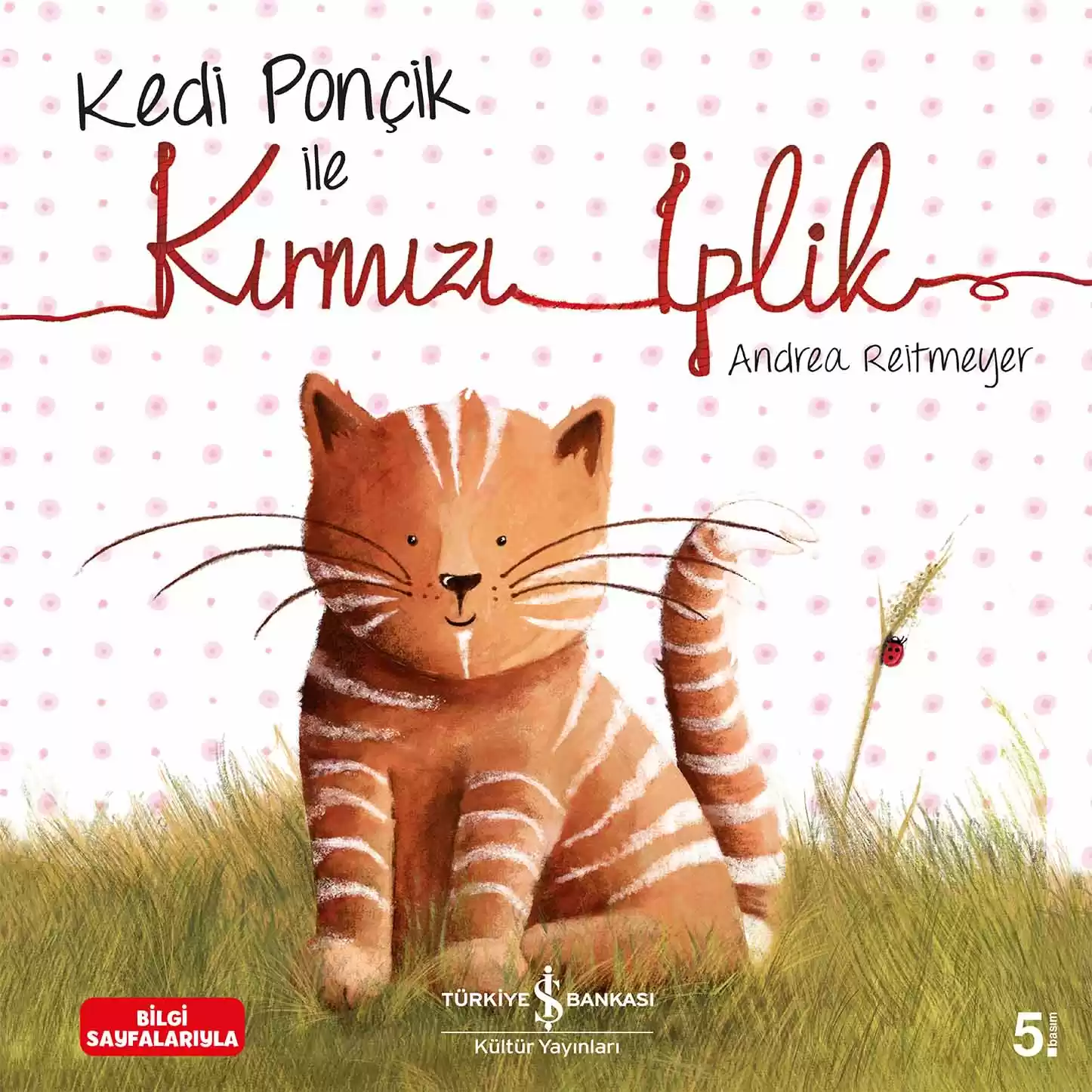 Kedi Ponçik ile Kırmızı İplik kapağı