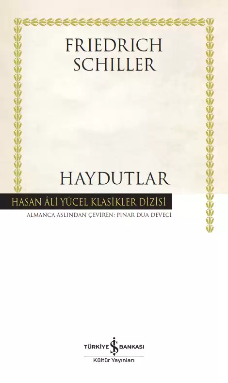 Haydutlar – Ciltli kapağı