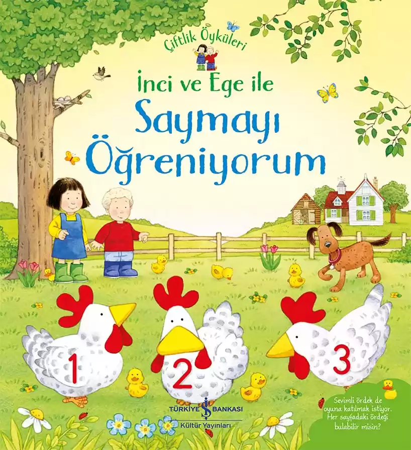 İnci ve Ege ile Saymayı Öğreniyorum – Çiftlik Öyküleri kapağı