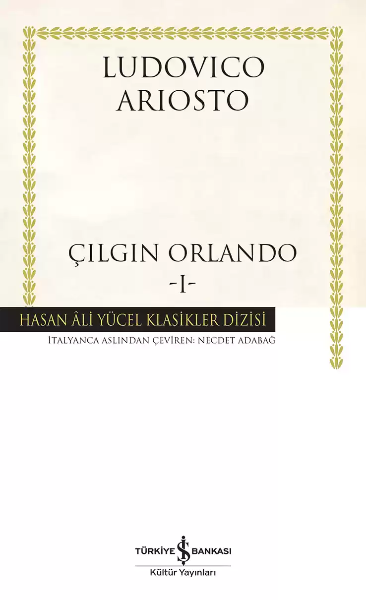 Çılgın Orlando – I – Ciltli kapağı