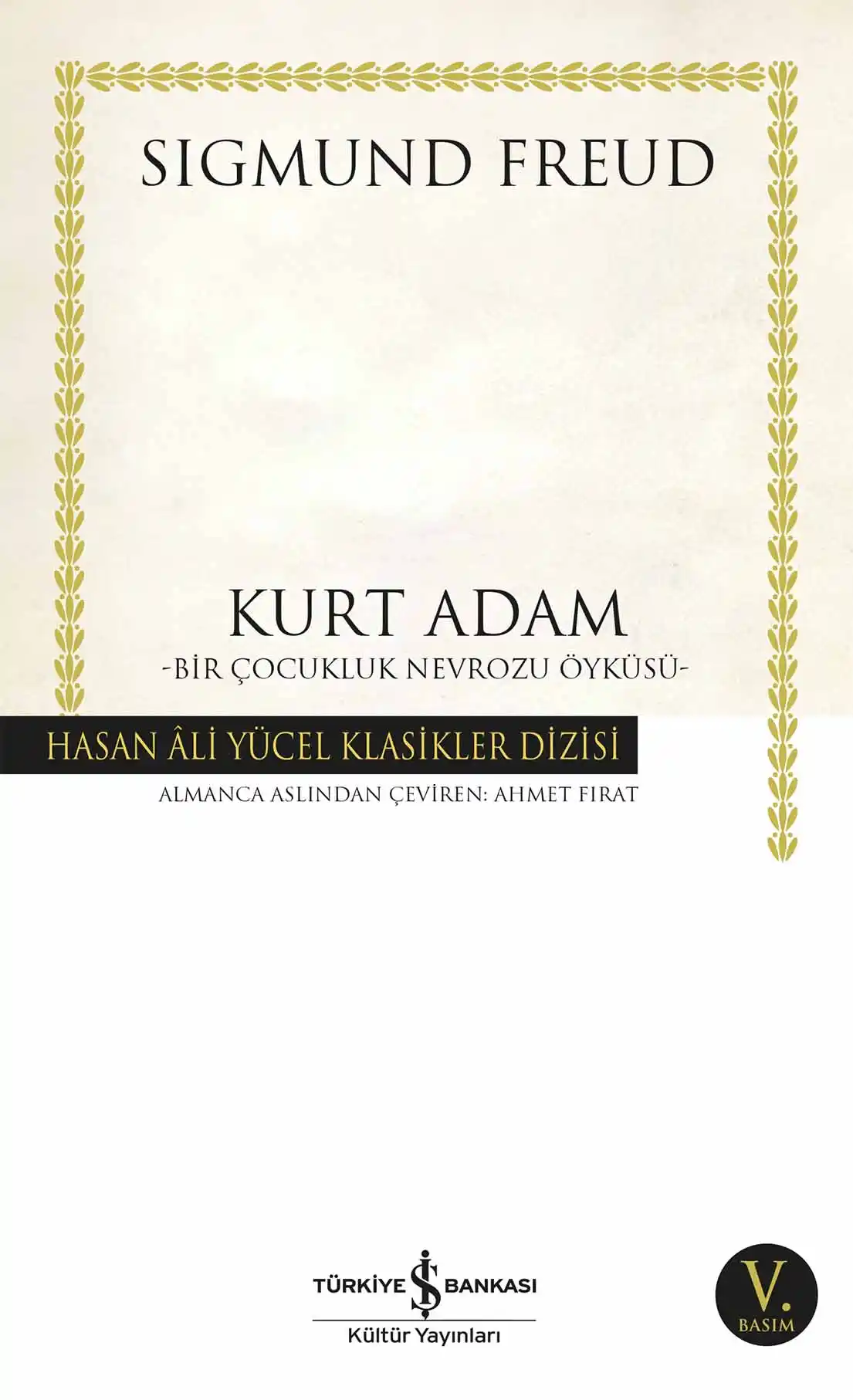 Kurt Adam – Bir Çocukluk Nevrozu Öyküsü – kapağı