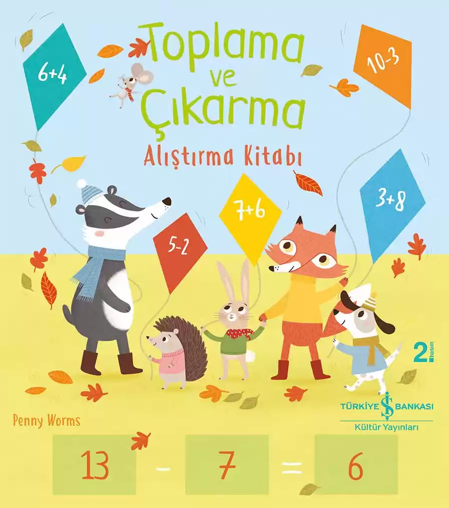 Toplama ve Çıkarma Alıştırma Kitabı kapağı