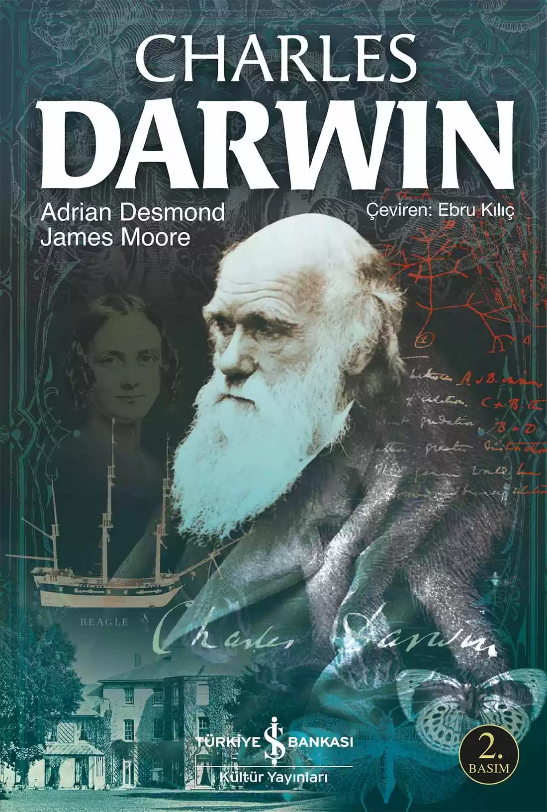 Charles Darwin – Karton Kapak kapağı