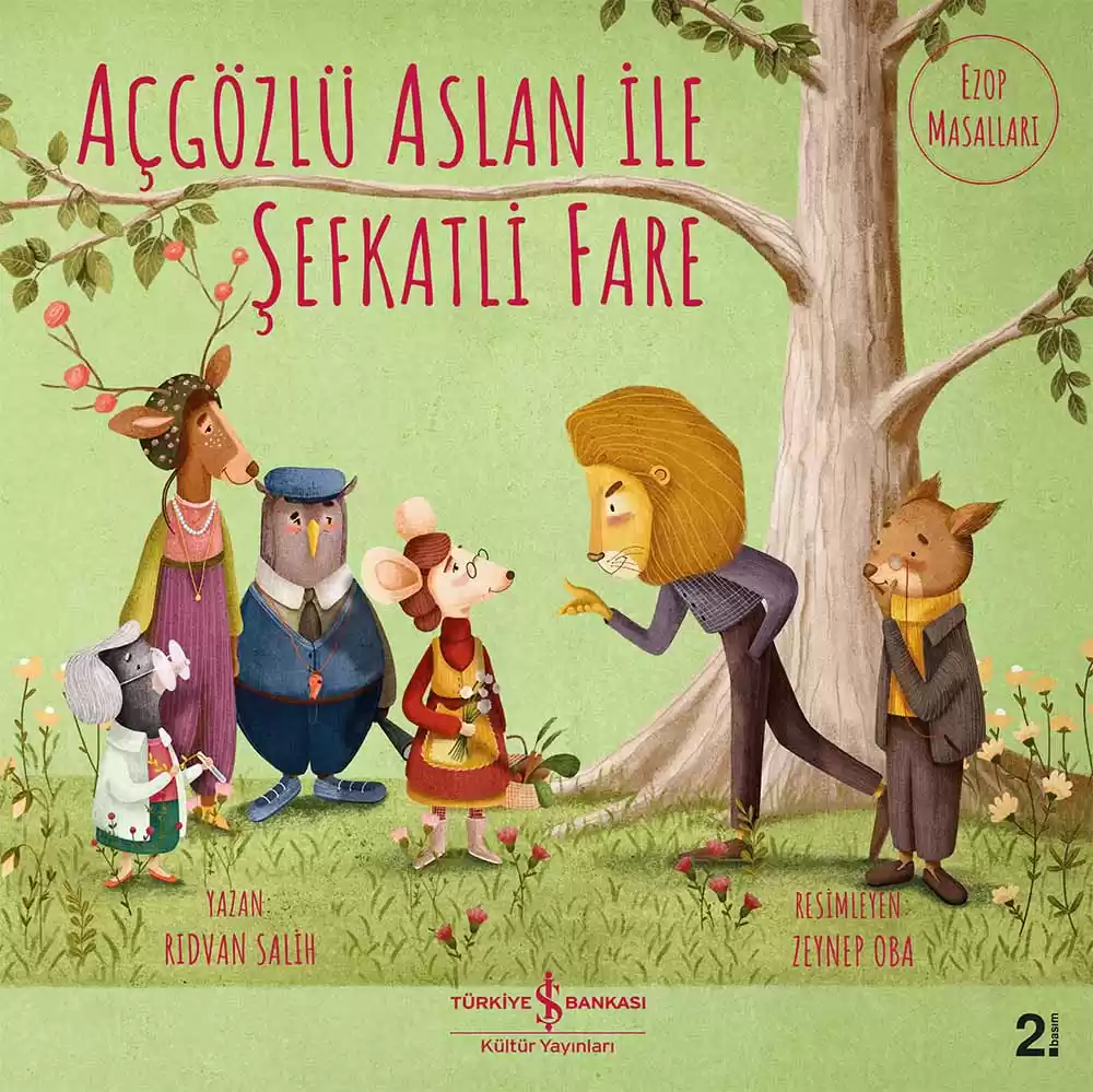 Açgözlü Aslan ile Şefkatli Fare kapağı