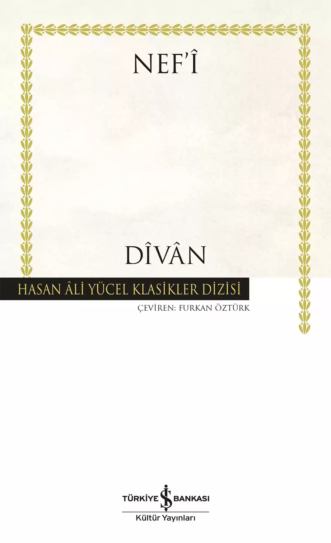 Dîvân – Ciltli kapağı