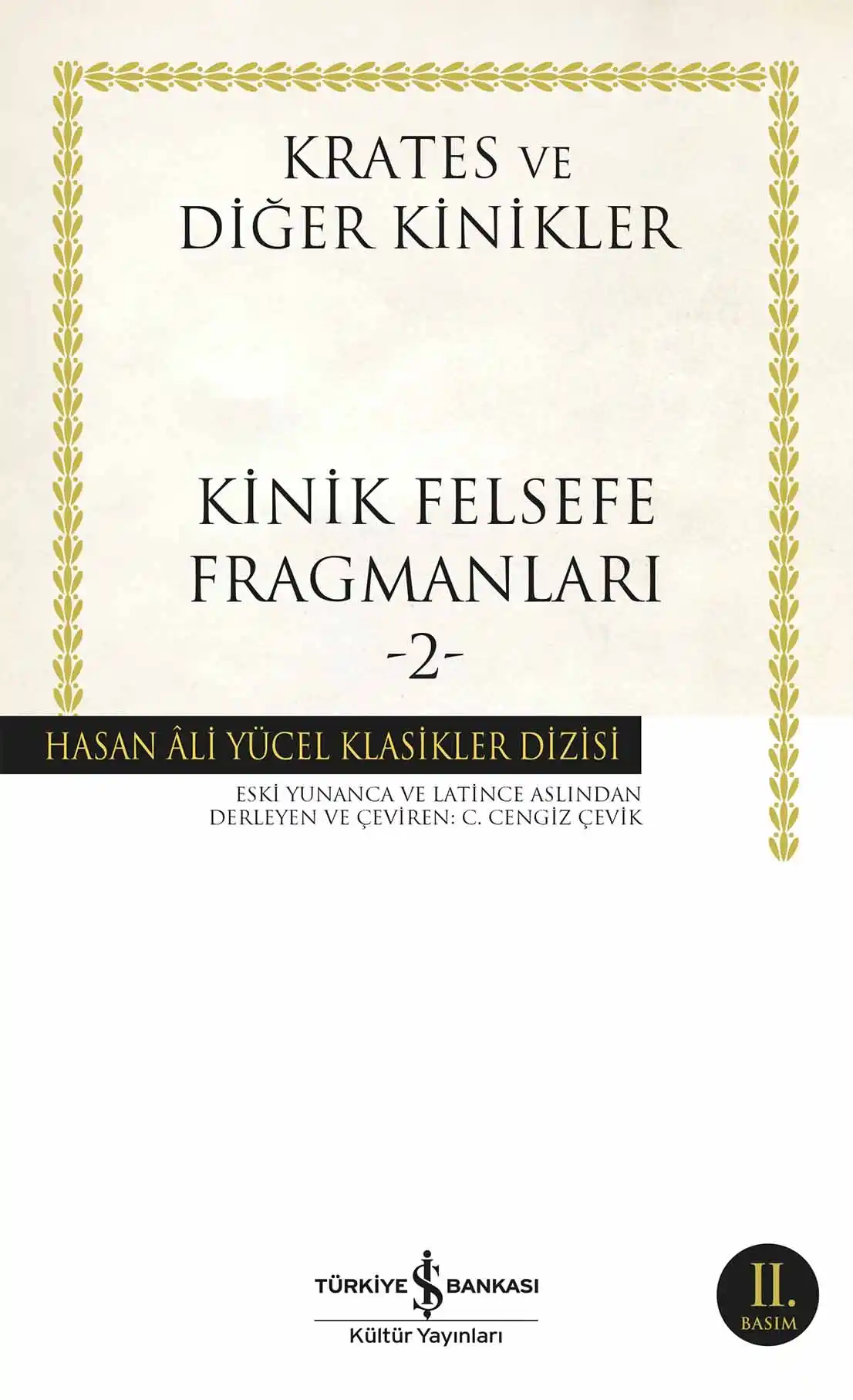 Kinik Felsefe Fragmanları – 2 kapağı