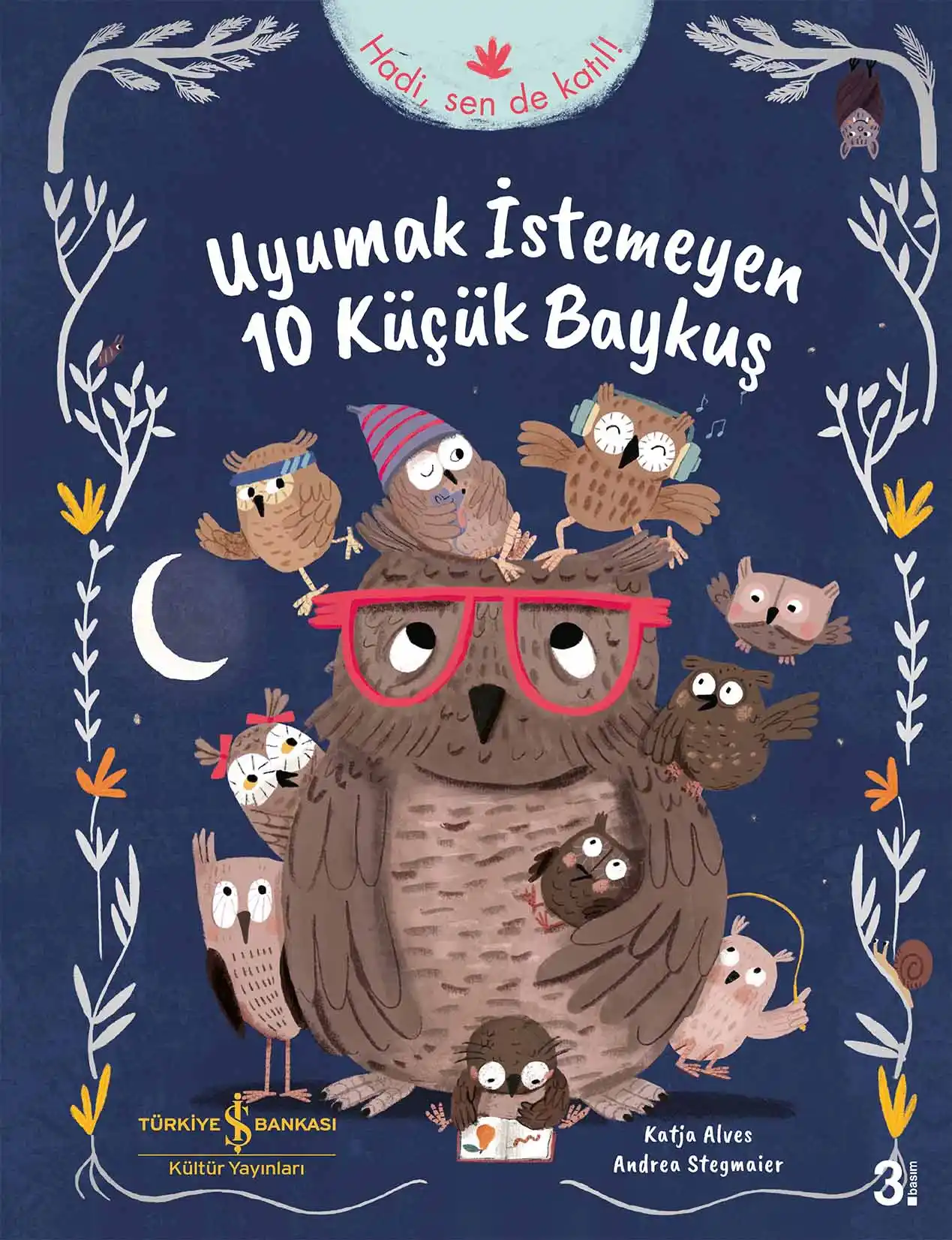 Uyumak İstemeyen 10 Küçük Baykuş kapağı