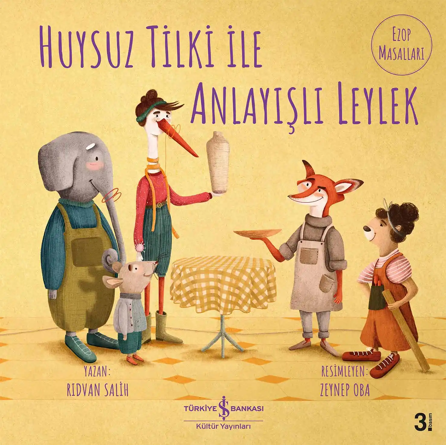 Huysuz Tilki ile Anlayışlı Leylek kapağı