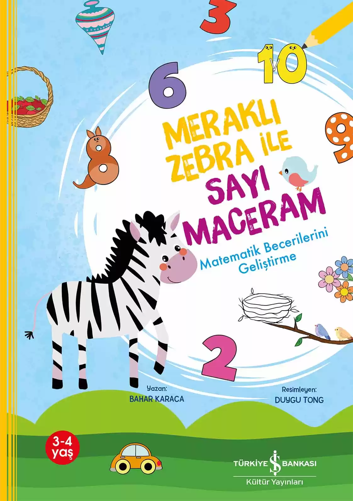 Meraklı Zebra ile Sayı Maceram – Matematik Becerilerini Geliştirme kapağı