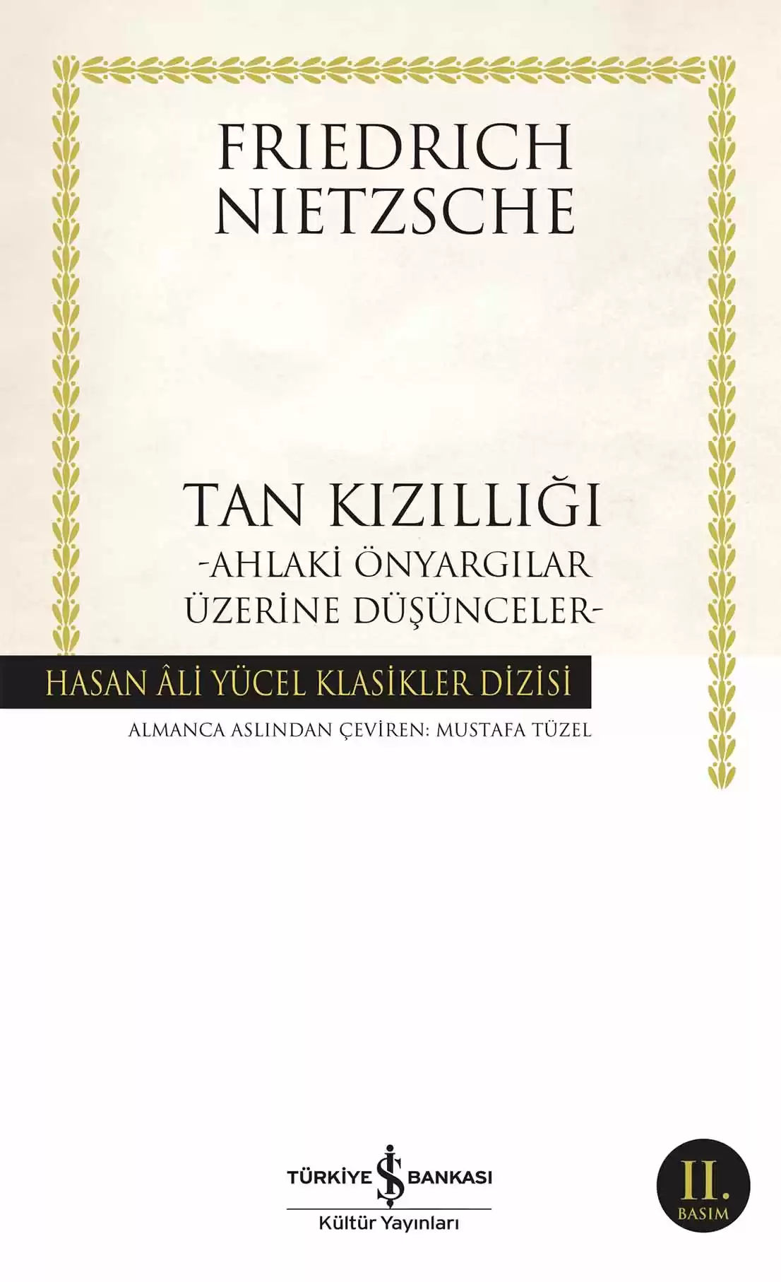 Tan Kızıllığı –Ahlaki Önyargılar Üzerine Düşünceler- kapağı