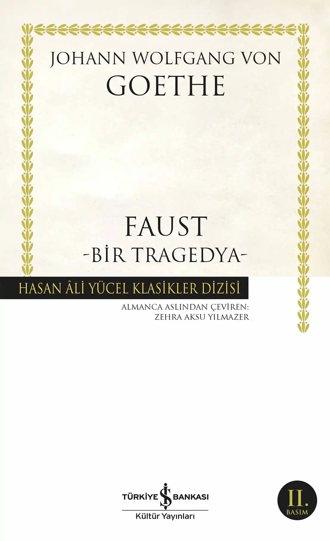 Faust –Bir Tragedya- kapağı