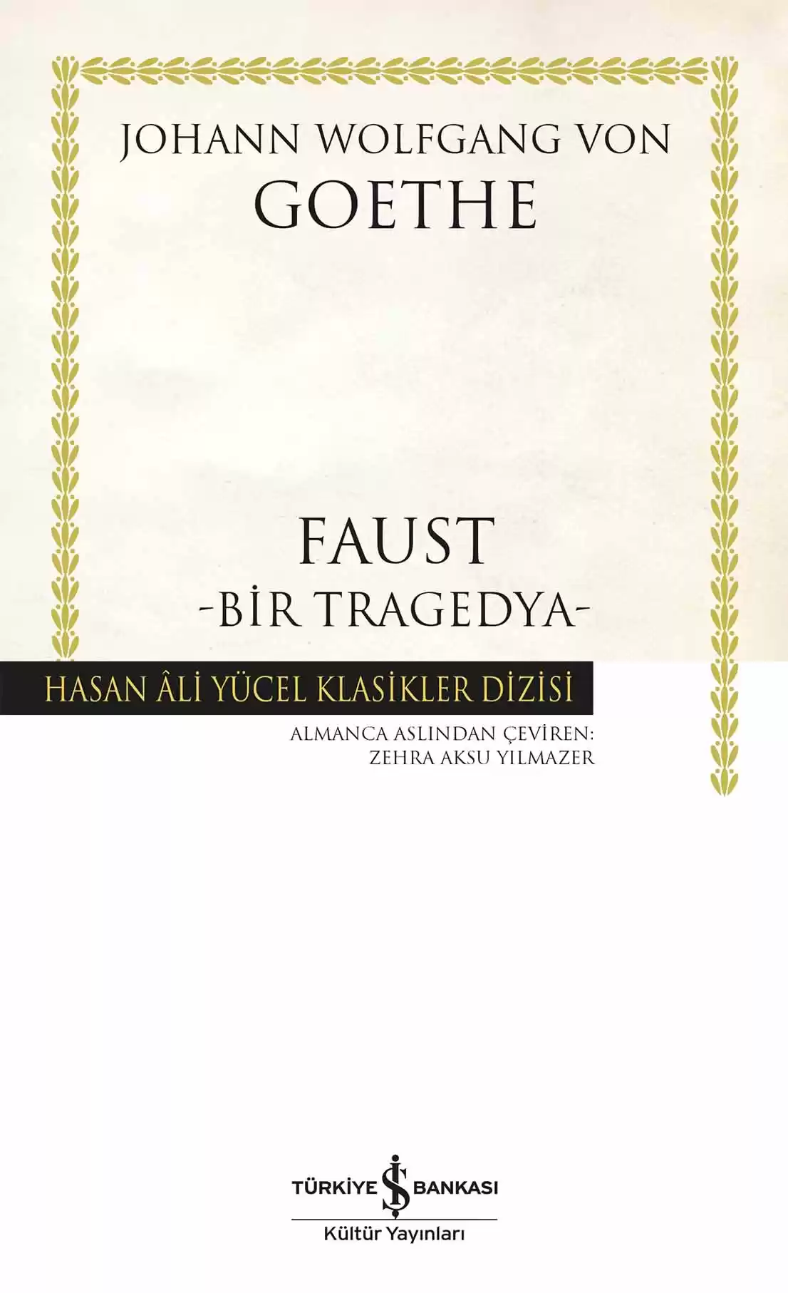 Faust –Bir Tragedya- Ciltli kapağı