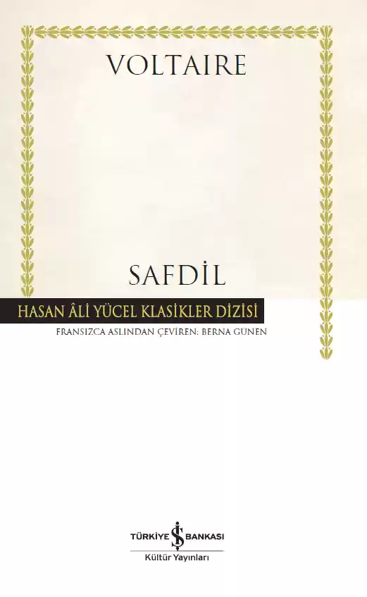 Safdil – Ciltli kapağı