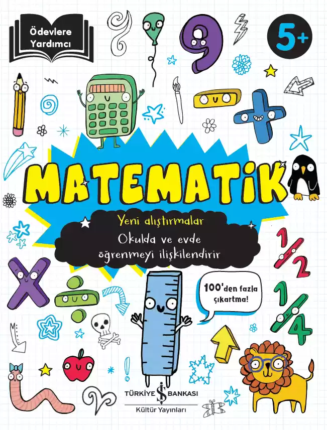 Ödevlere Yardımcı Matematik 5+ Yeni Alıştırmalar kapağı