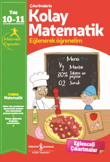 Çıkartmalarla Kolay Matematik 10-11 Yaş kapağı