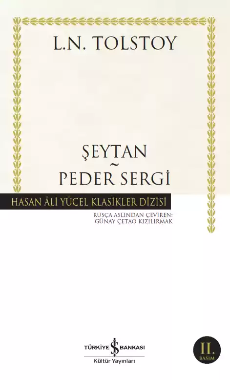 Şeytan – Peder Sergi – Ciltli kapağı