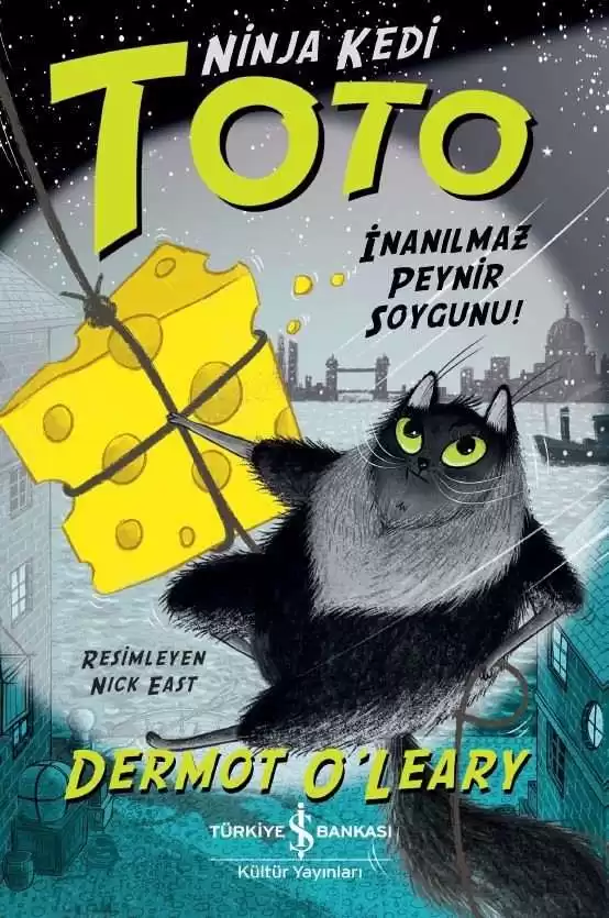 Ninja Kedi Toto – İnanılmaz Peynir Soygunu! kapağı