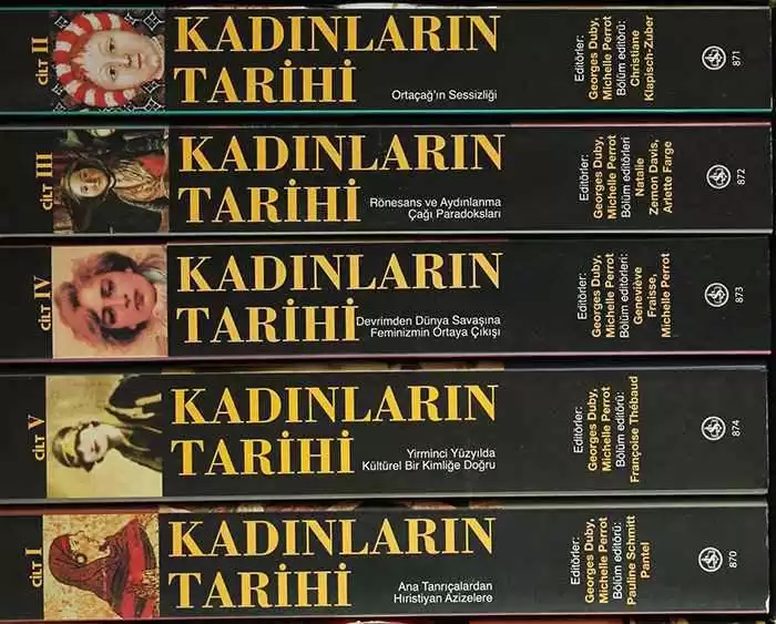 Kadınların Tarihi 5 Cilt Takım (Kutulu) kapağı