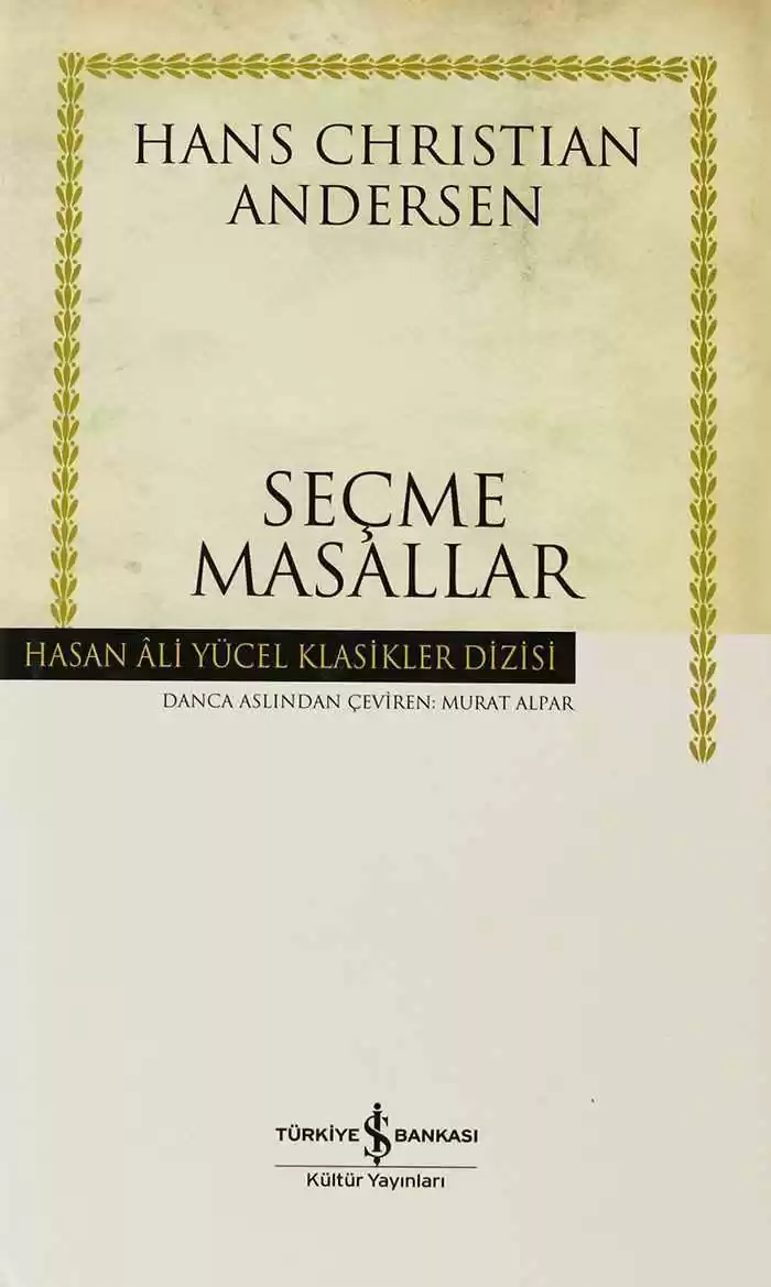 Seçme Masallar – Ciltli kapağı