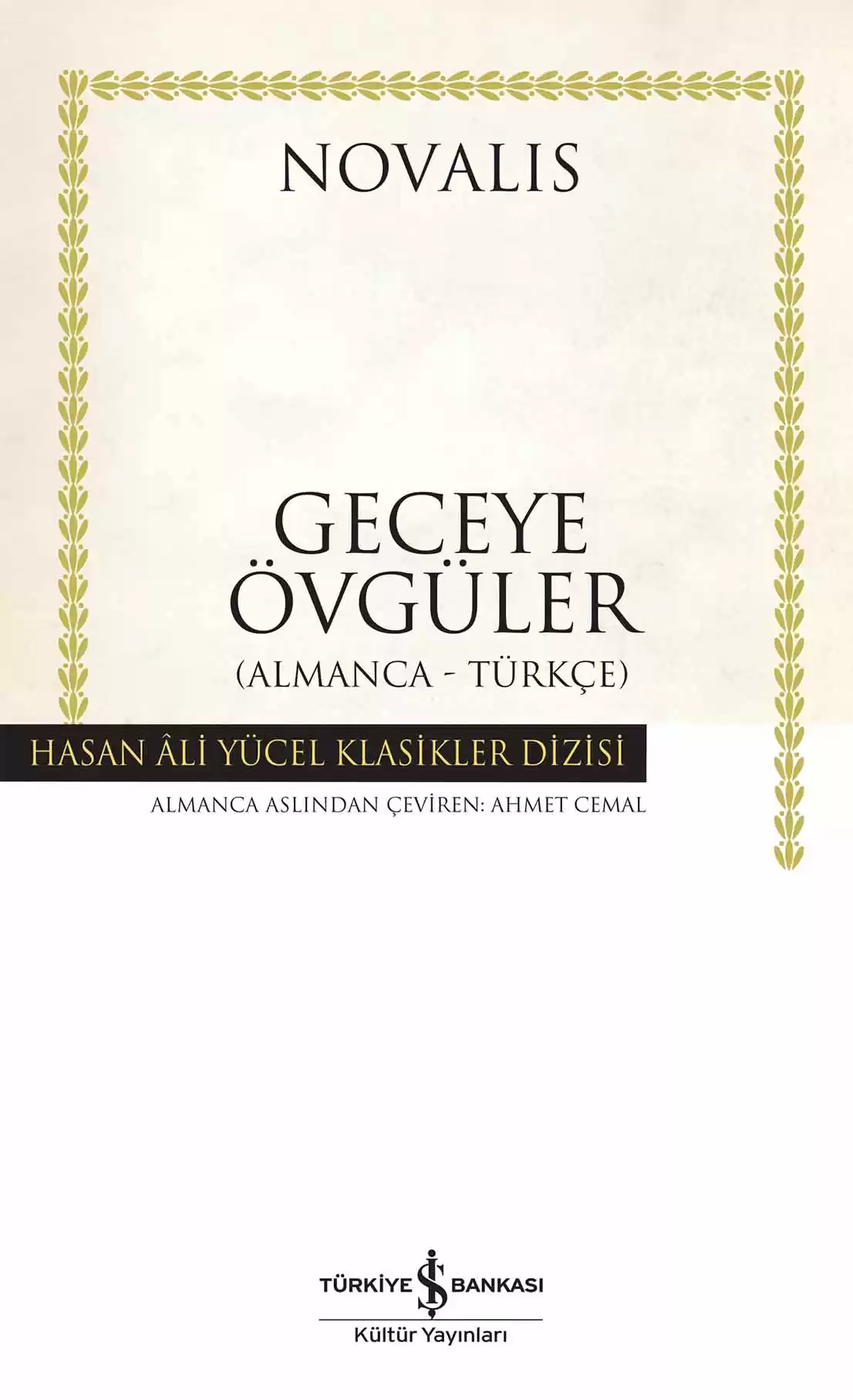 Geceye Övgüler (Almanca-Türkçe) – Ciltli kapağı