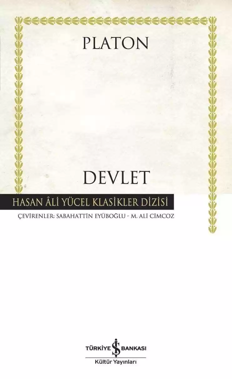 Devlet – Ciltli kapağı