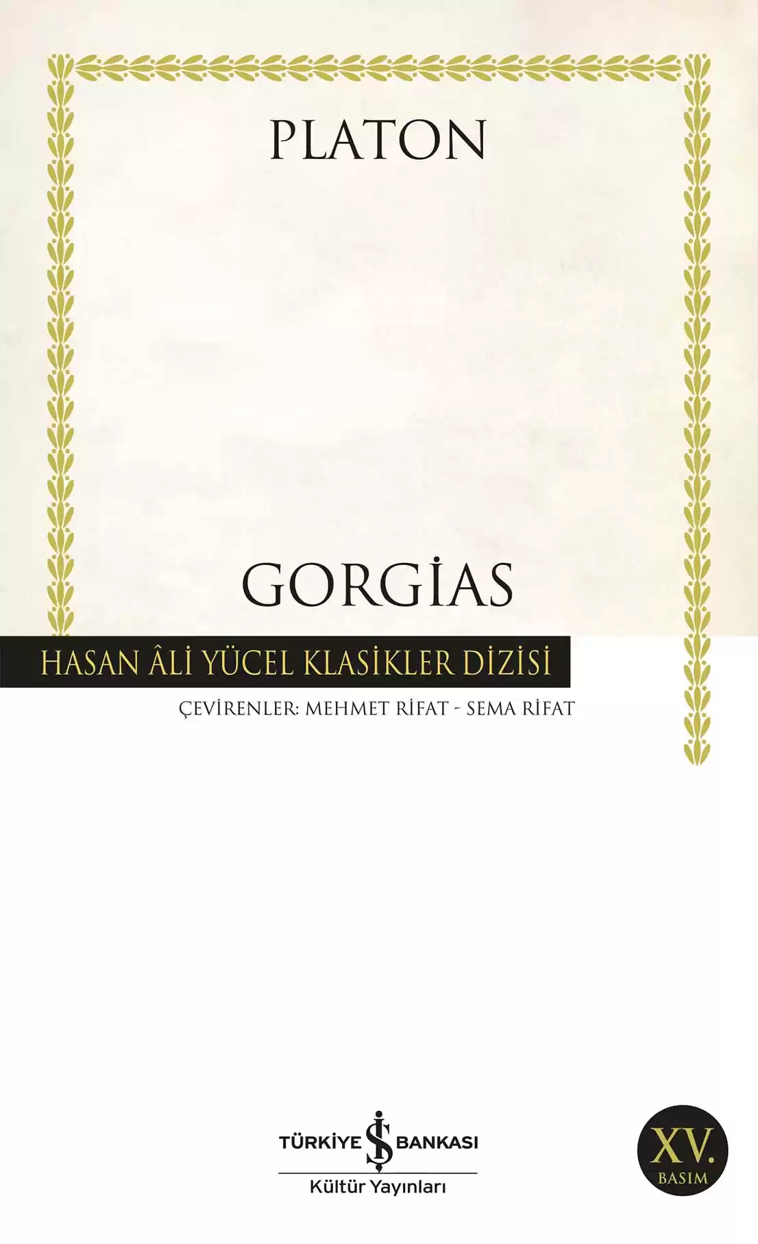 Gorgias kapağı