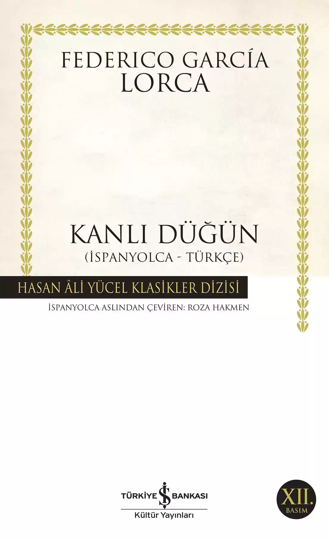 Kanlı Düğün (İspanyolca-Türkçe) kapağı