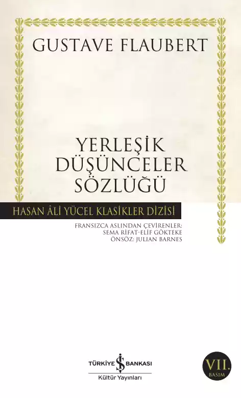 Yerleşik Düşünceler Sözlüğü kapağı