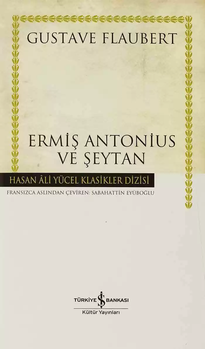 Ermiş Antonius ve Şeytan – Ciltli kapağı