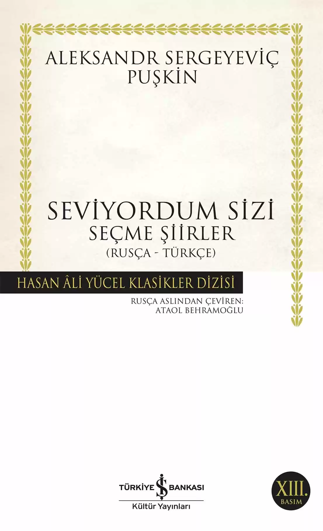 Seviyordum Sizi – Seçme Şiirler (Rusça-Türkçe) kapağı