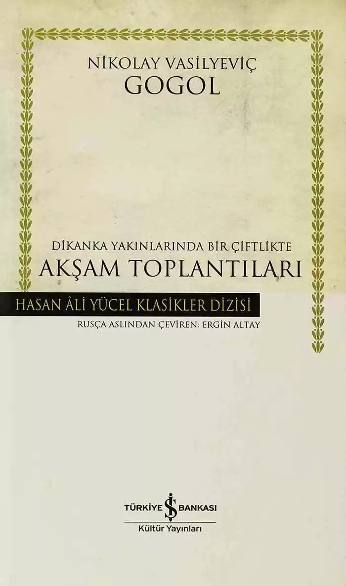 Dikanka Yakınlarında Bir Çiftlikte Akşam Toplantıları – Ciltli kapağı