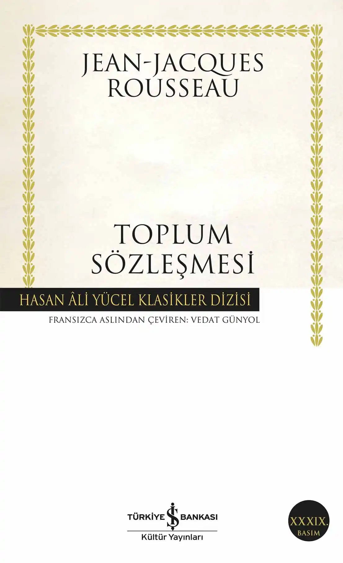 Toplum Sözleşmesi kapağı