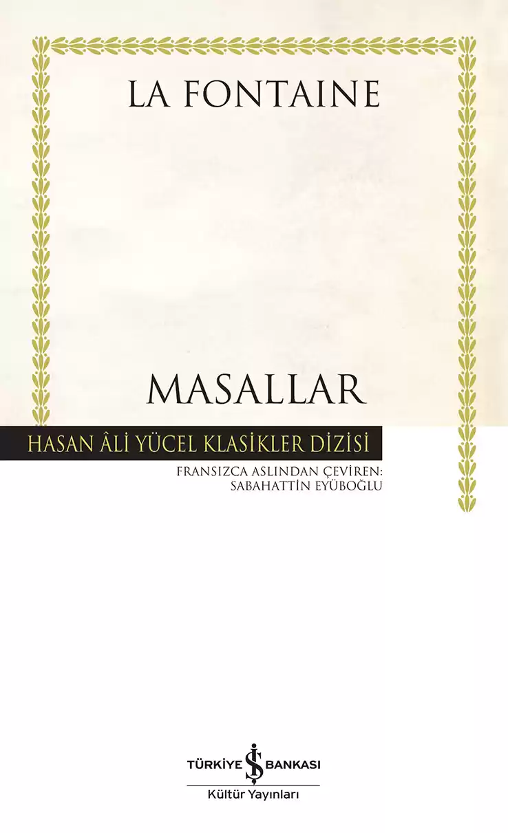 Masallar – Ciltli kapağı