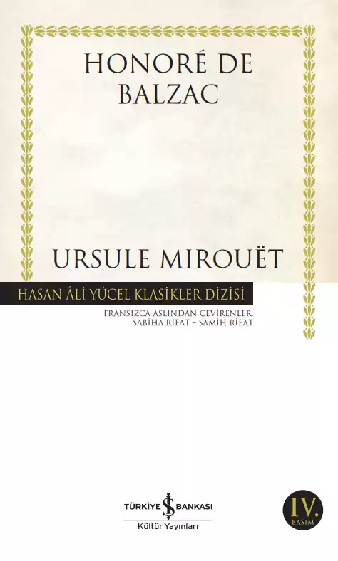 Ursule Mirouët kapağı