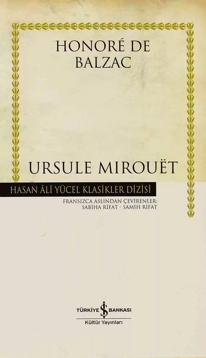 Ursule Mirouët – Ciltli kapağı