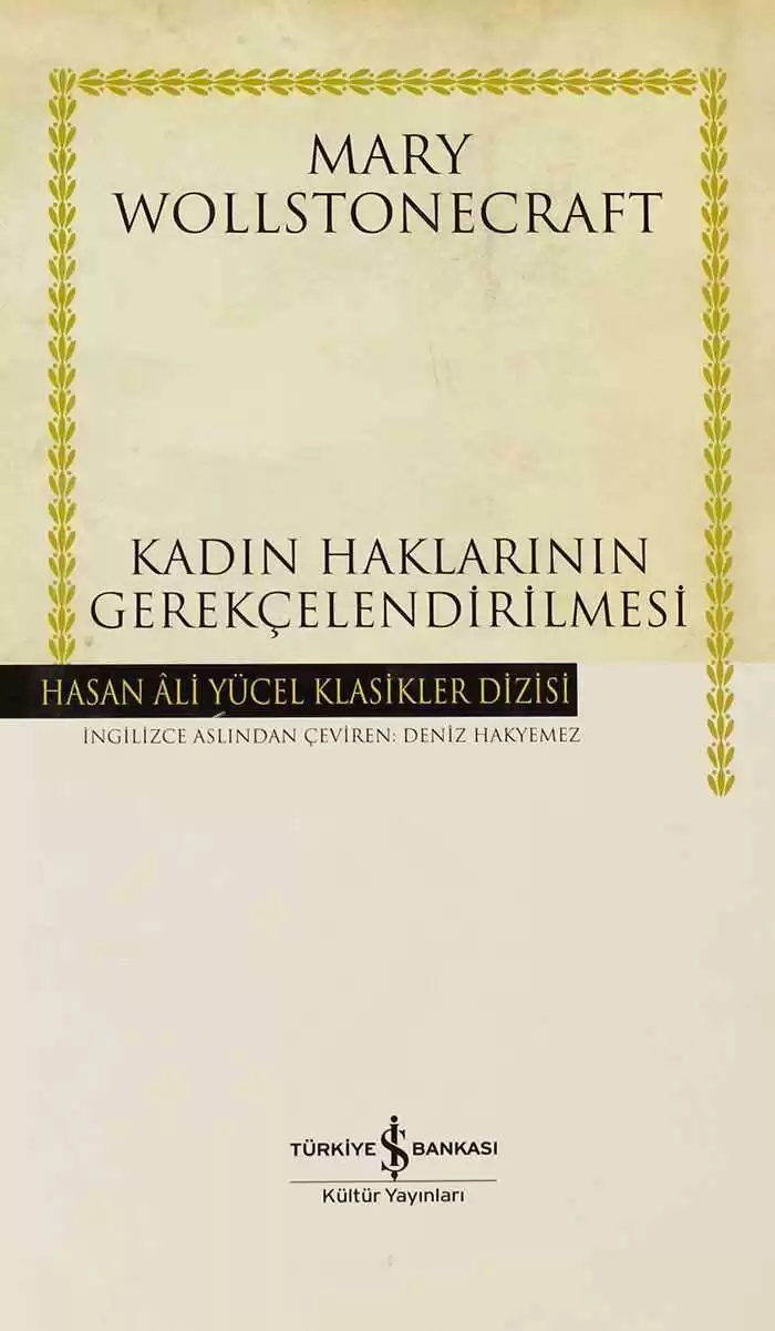 Kadın Haklarının Gerekçelendirilmesi – Ciltli kapağı
