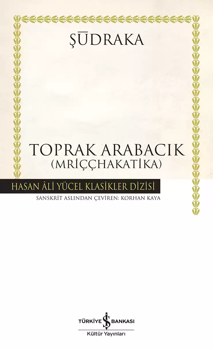 Toprak Arabacık (Mriççhakatika) – Ciltli kapağı