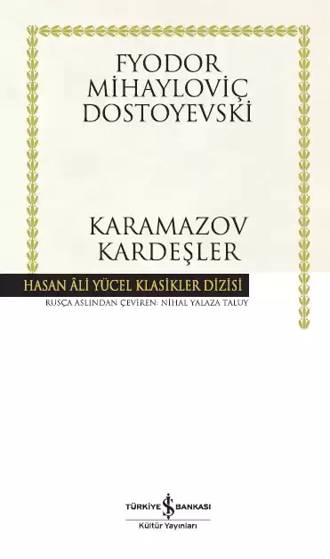 Karamazov Kardeşler – Ciltli kapağı
