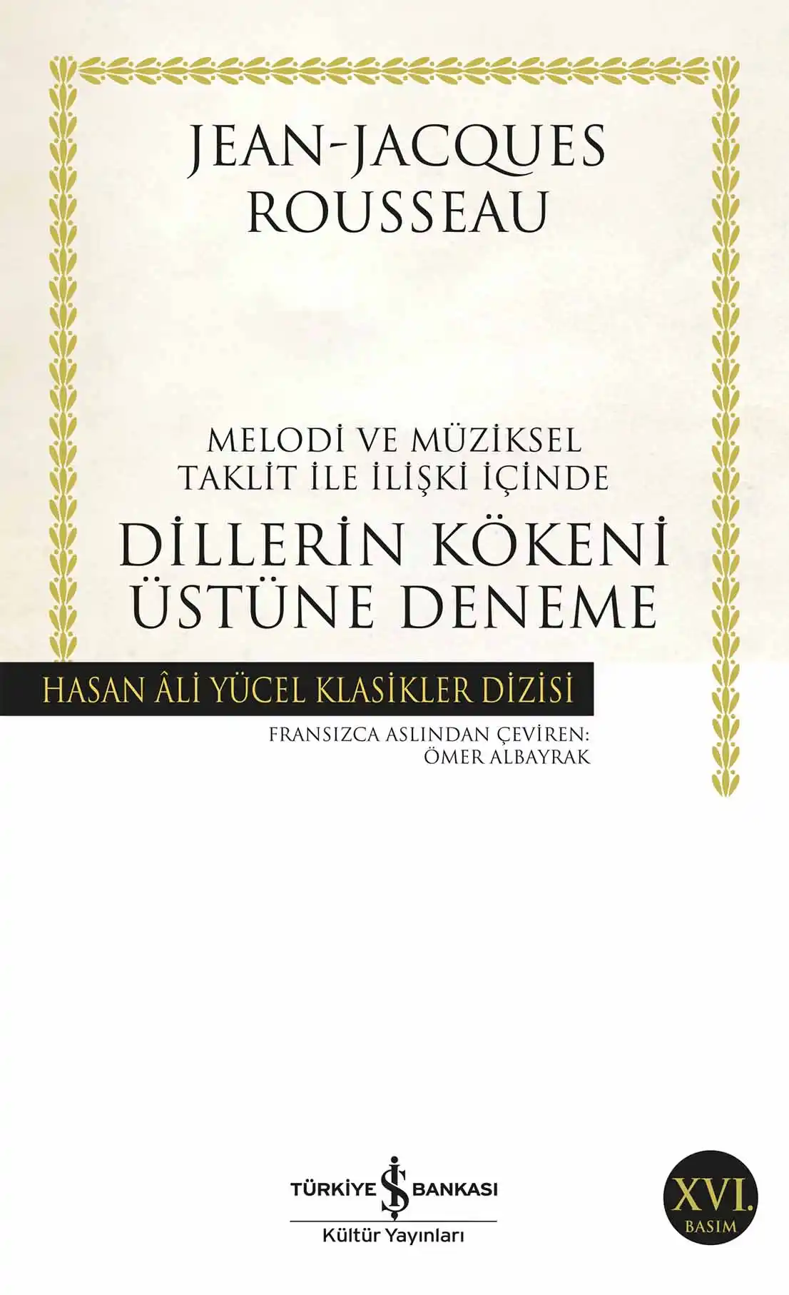 Dillerin Kökeni Üstüne Deneme kapağı