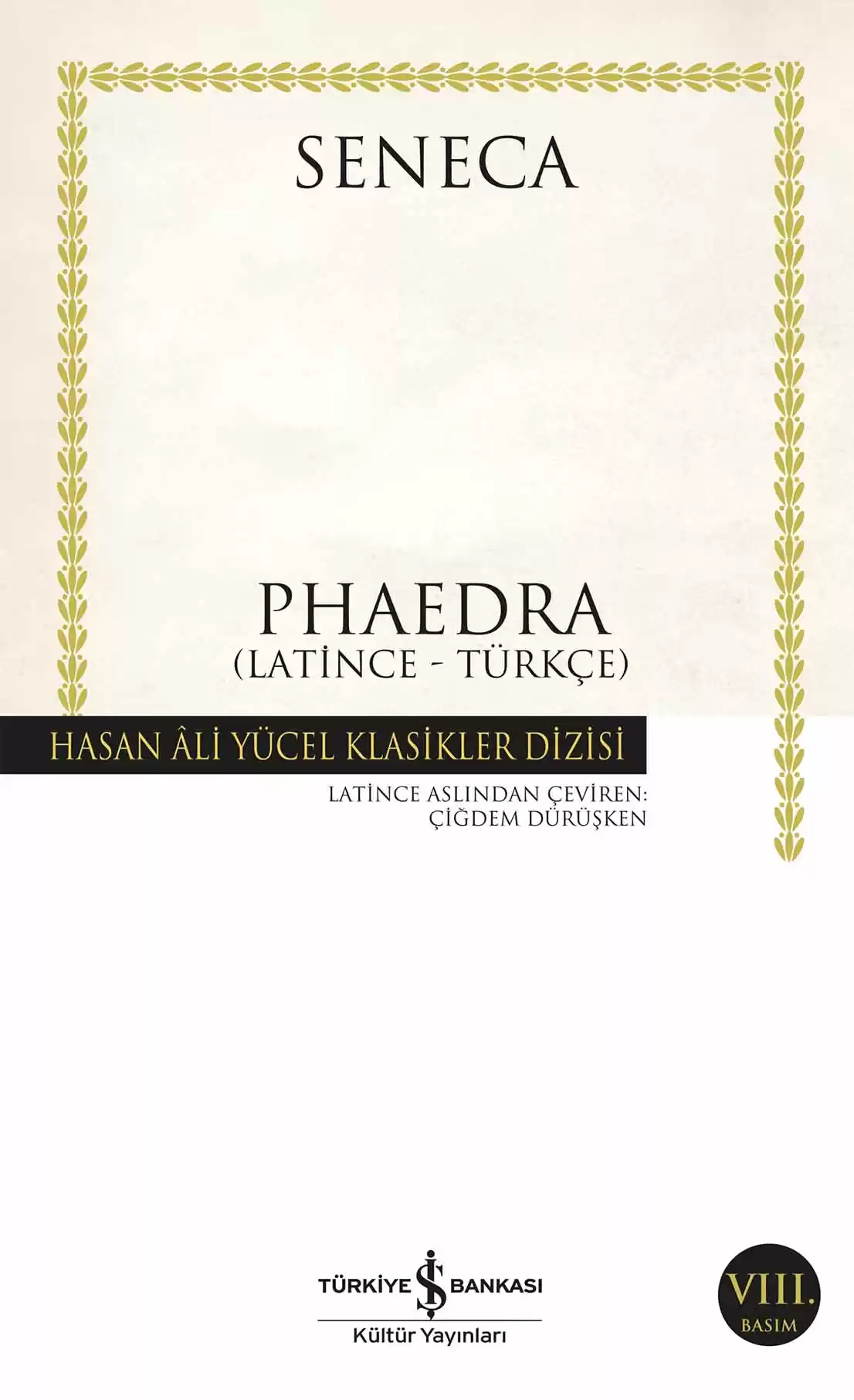 Phaedra (Latince-Türkçe) kapağı
